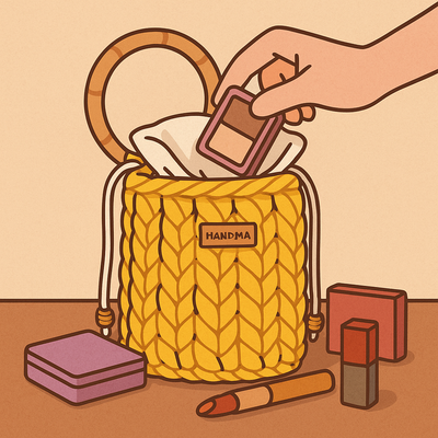 Use cosmetic bags to prevent them from getting stained on the inside.